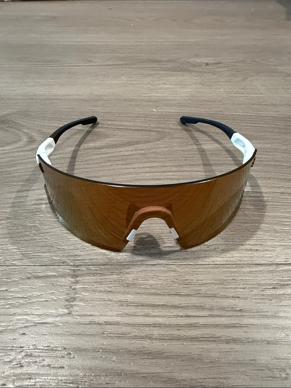 Adidas Sport Dunamis Running Sunglasses SP0090 (White/Gold Mirror)